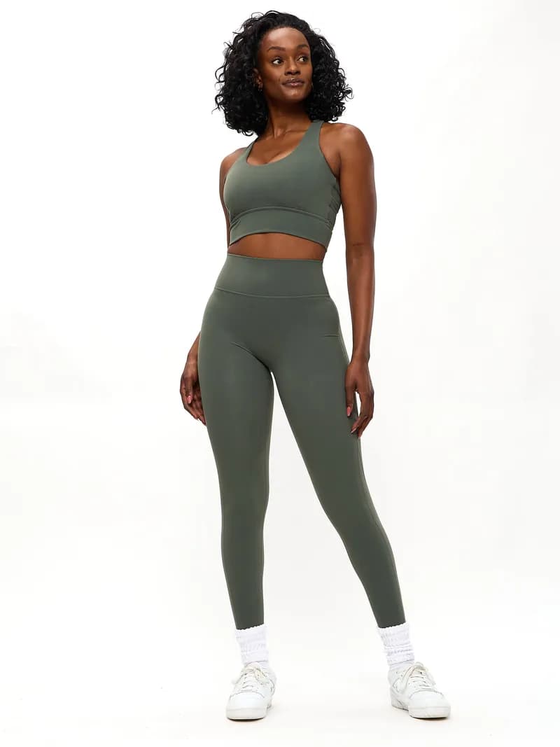 Rosa Sports Bra - Shadow Sage — image 1 of 1