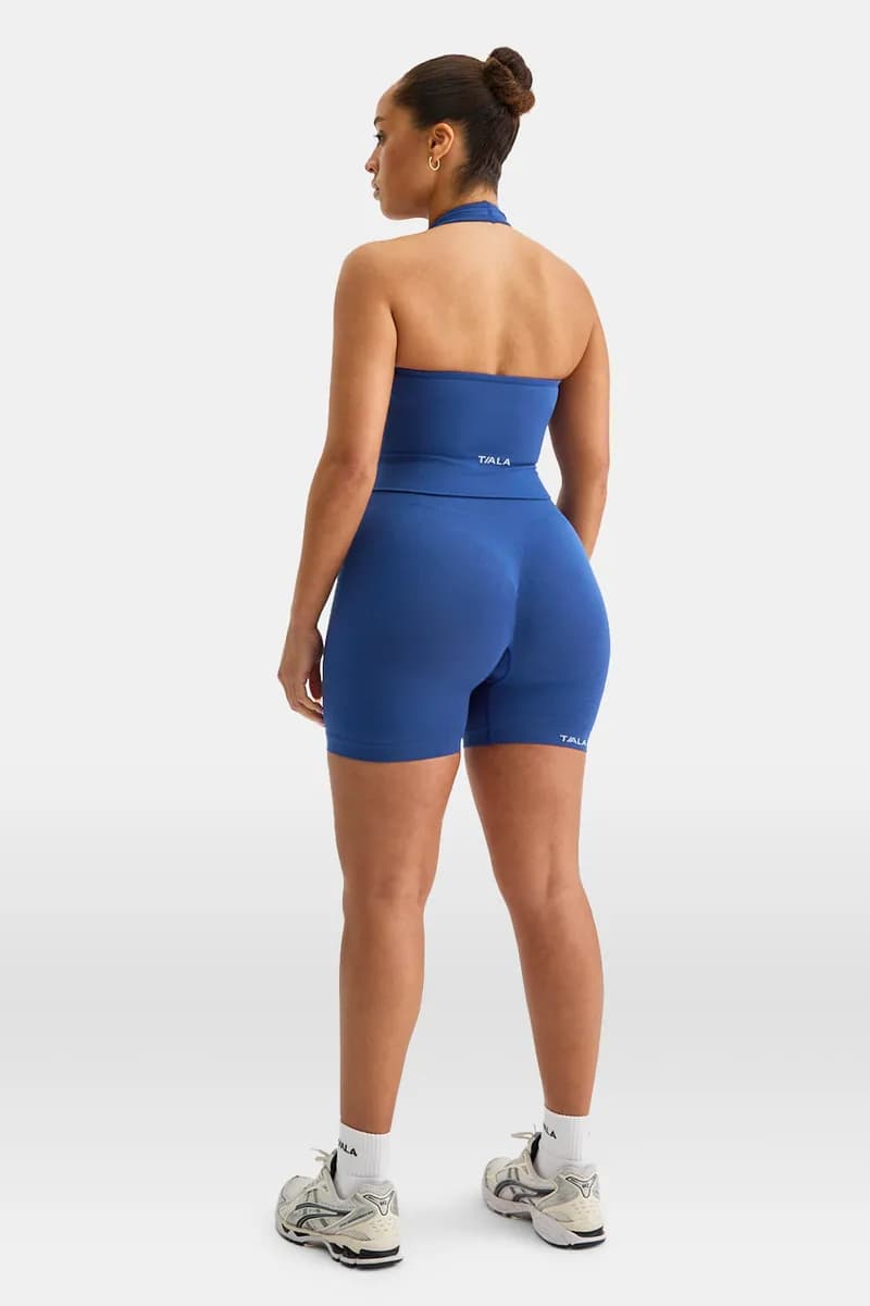 Sculpt Seamless Halter Bra - Electic Blue — image 1 of 1
