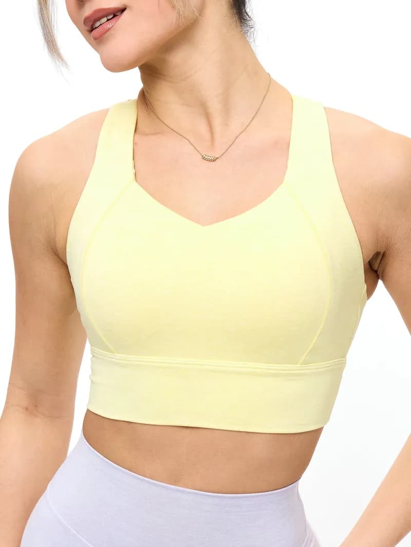 Twilight Dream Heather Sports Bra - Heather Sunbeam — image 1 of 1
