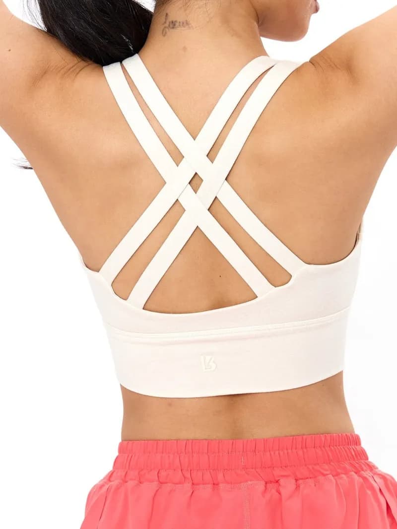 Twilight Dream Heather Sports Bra - Oat Milk — image 1 of 1