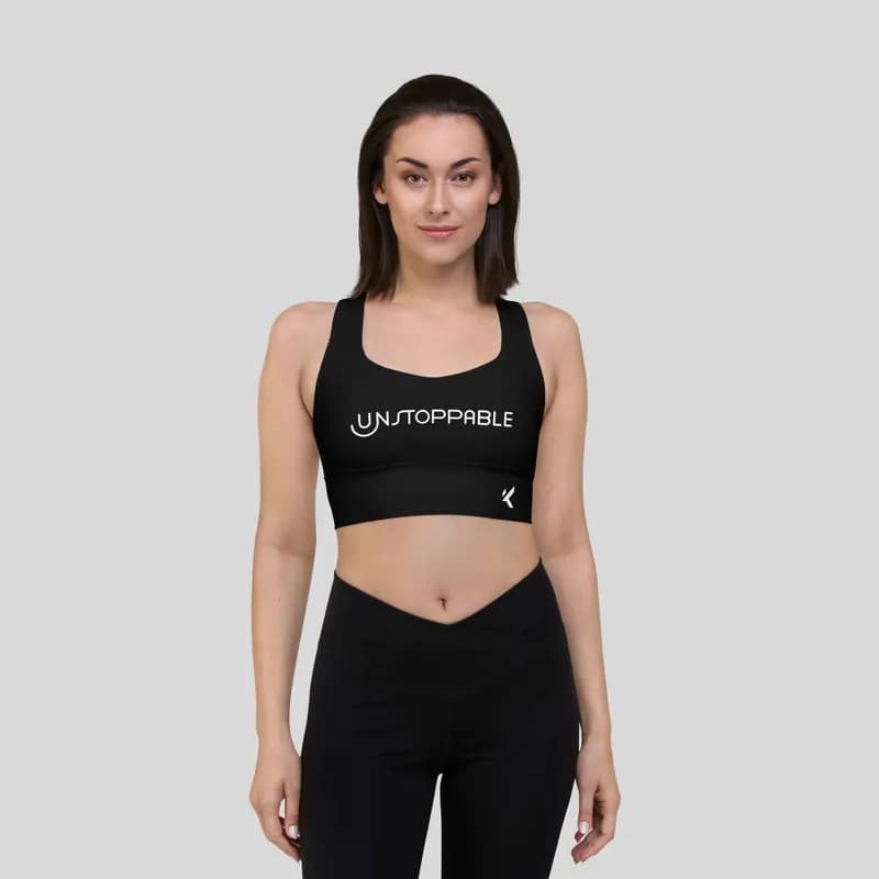 Unstoppable Sports Bra - Peach — image 1 of 1