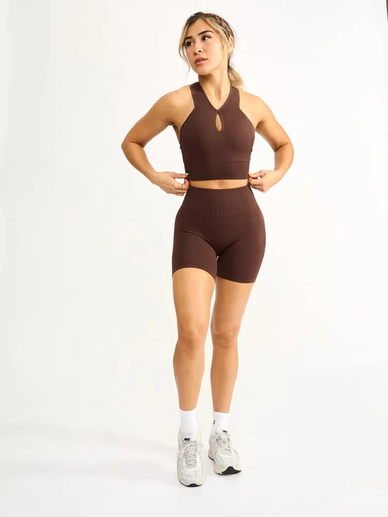Waterfall Seamless Legging - Truffle — image 1 of 1