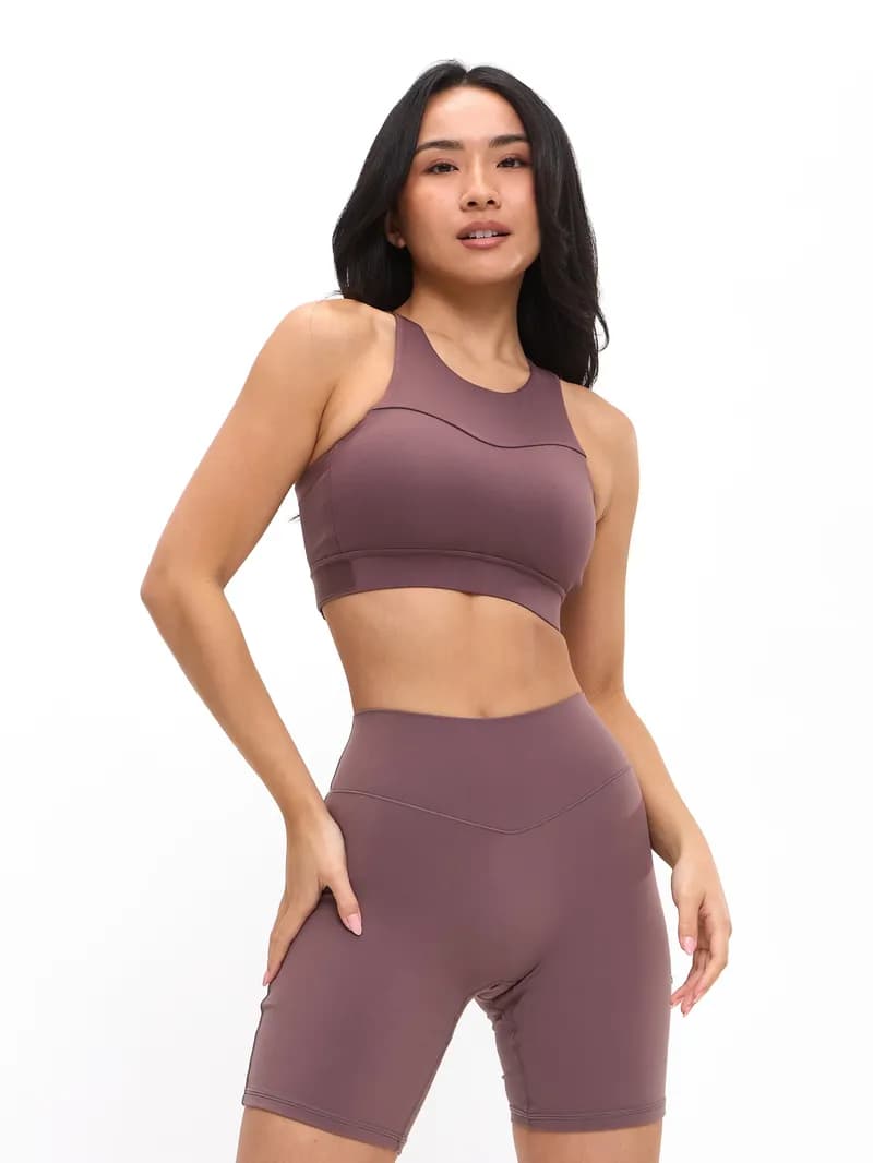Wicked Sports Bra - Mocha Berry — image 1 of 1