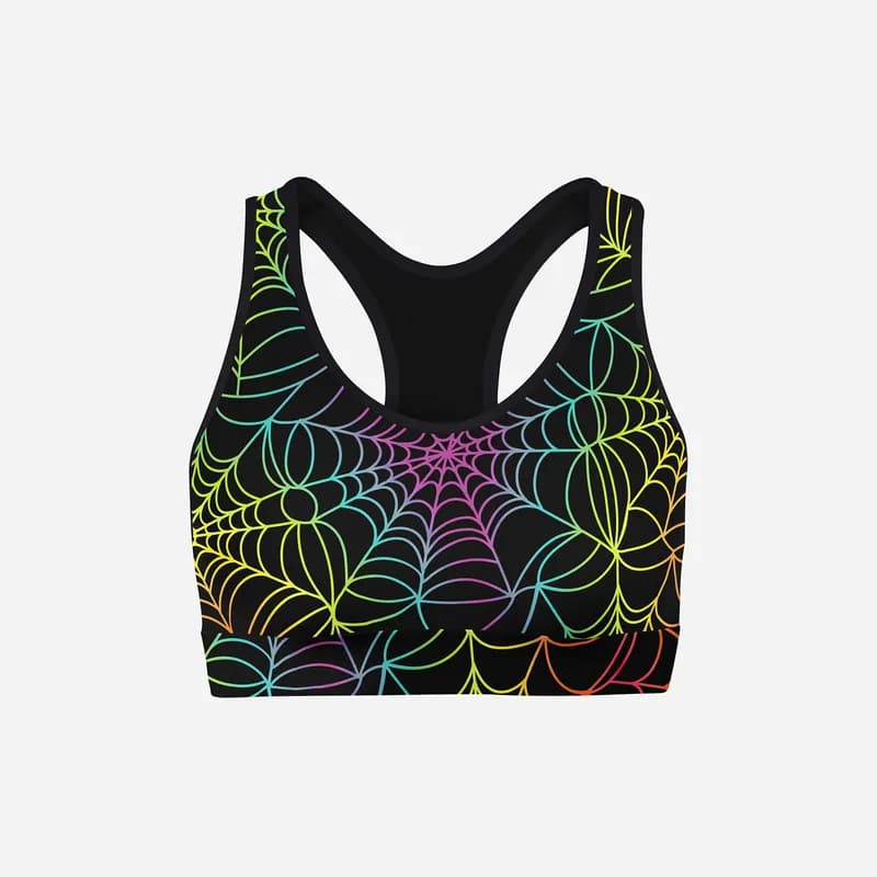 Wicked Zip Sports Bra - Miami Vice — image 1 of 1
