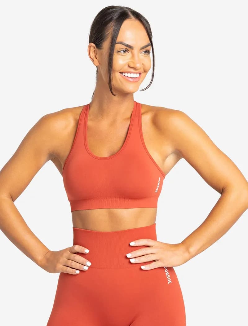 Wonder Seamless Sports Bra - Lipstick Red