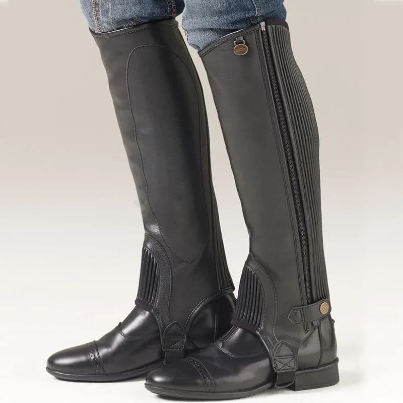 Kids' EquiStretch II Half Chaps - Black — image 1 of 1