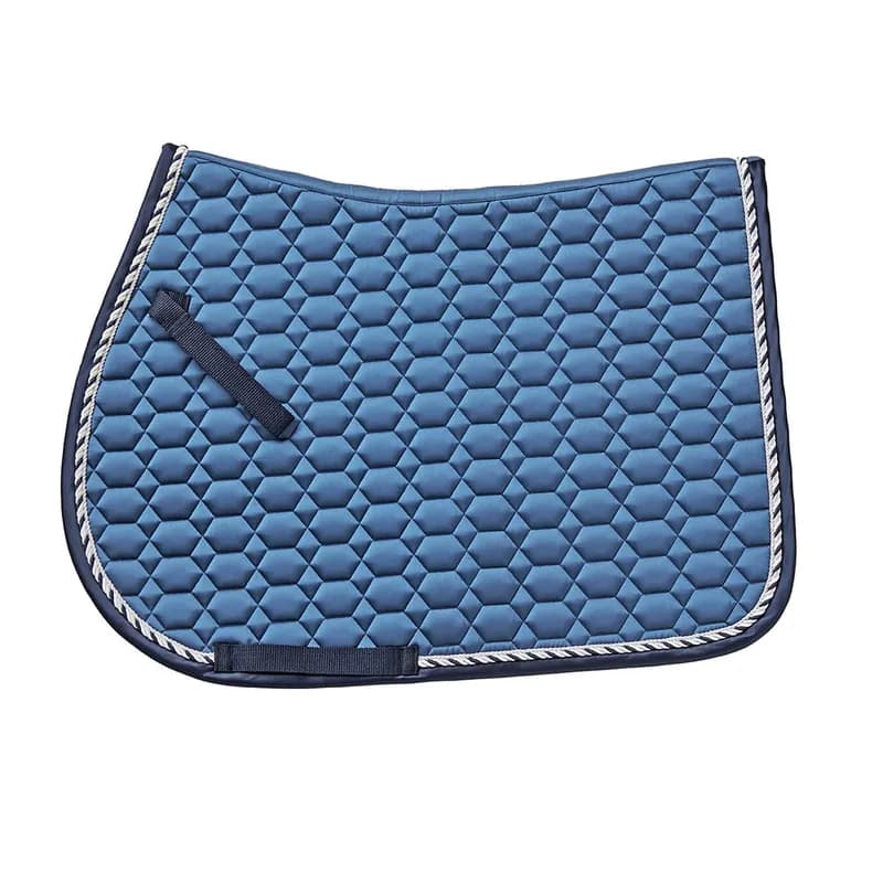 Elegance Satin All-Purpose Saddle Pad - Indigo/Navy — image 1 of 1