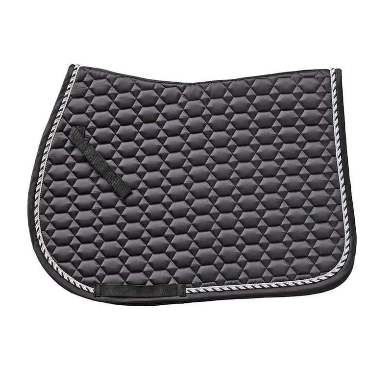 Elegance Satin All-Purpose Saddle Pad - Black — image 1 of 1