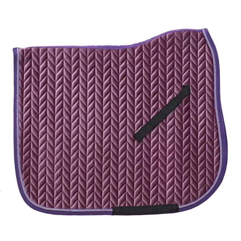Elegance Velvet All-Purpose Saddle Pad - Purple/Mauve/Purple — image 1 of 1