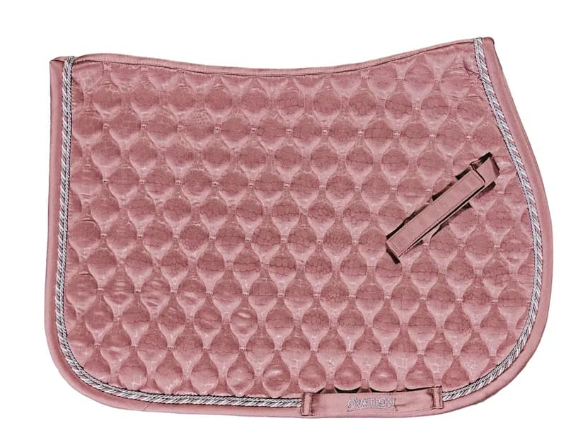 Embossed Leopard Satin All-Purpose Saddle Pad - Muted Clay — image 1 of 1