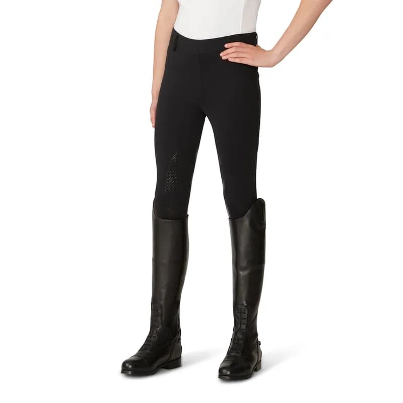 Girls' Equinox Silicone Knee Patch Winter Breech - Black — image 1 of 1