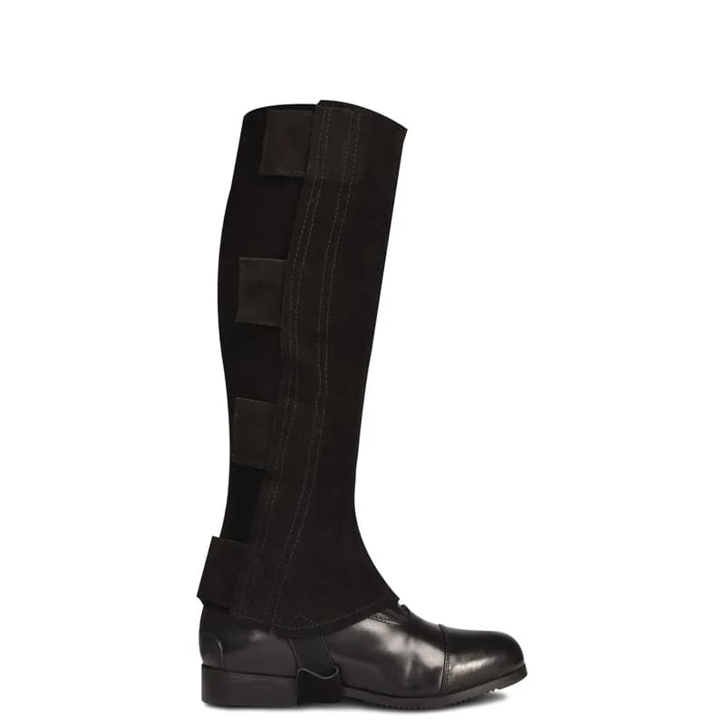 Women's EZ Tab Suede Half Chaps - Black — image 1 of 1