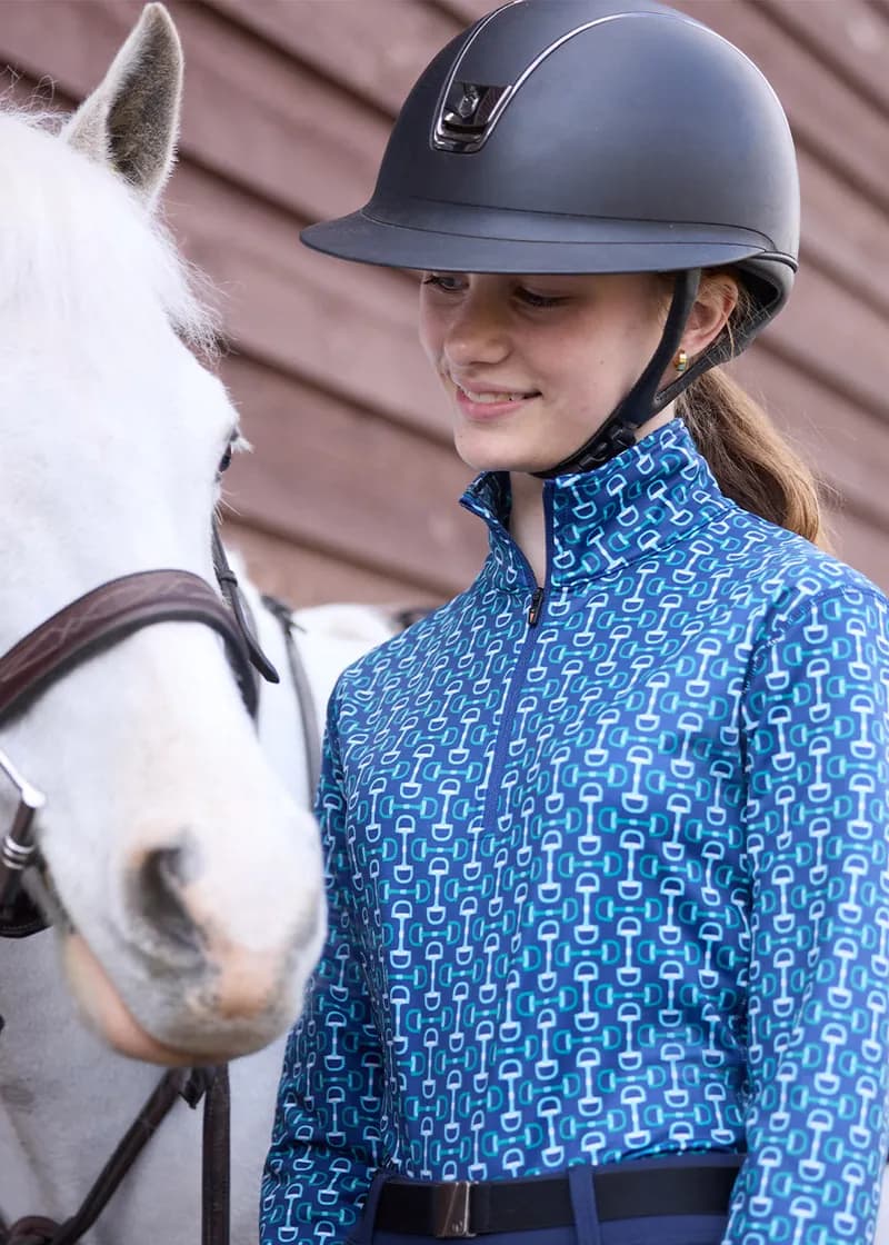 Kids First Level Quarter Zip Stretch Fleece Tech Top — image 1 of 1