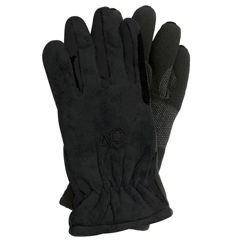 Kids' Polar Fleece Winter Riding Gloves - Black/Black — image 1 of 1