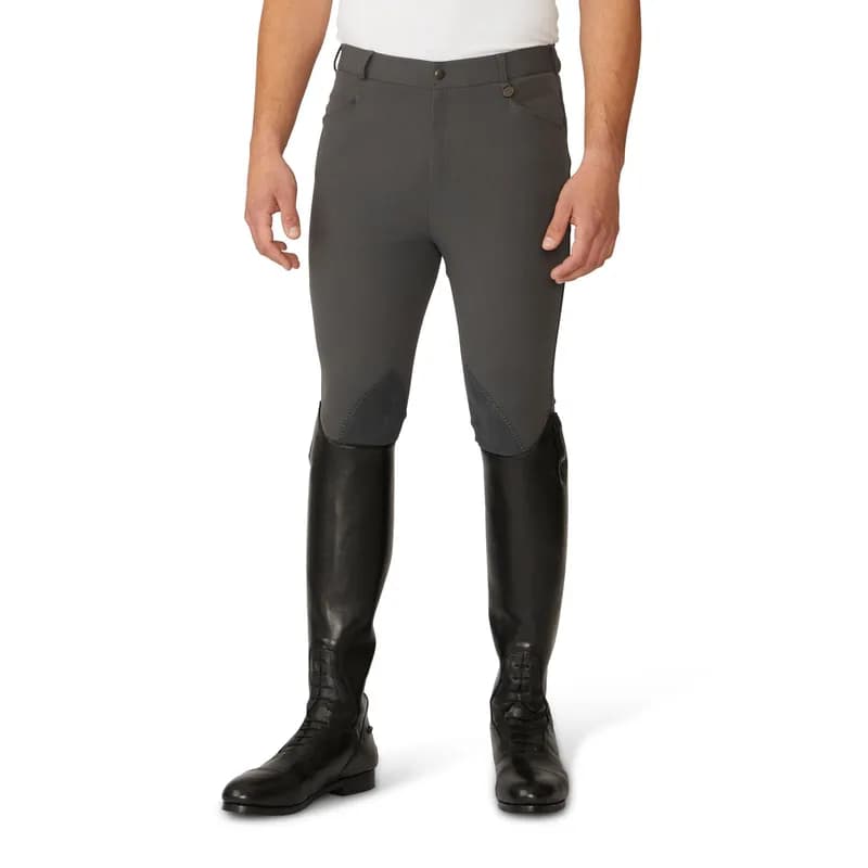 Men's EuroWeave DX Suede Knee Patch Breech - Charcoal — image 1 of 1
