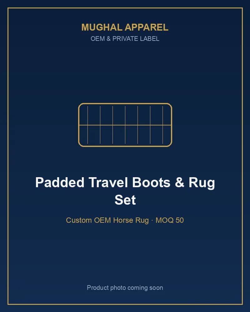 Padded Travel Boots & Rug Set — image 1 of 1