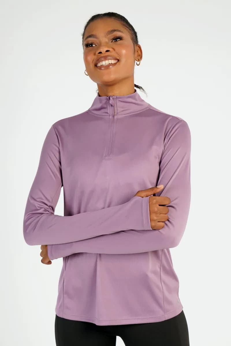 Power Stretch® Quarter Zip Top — image 1 of 1