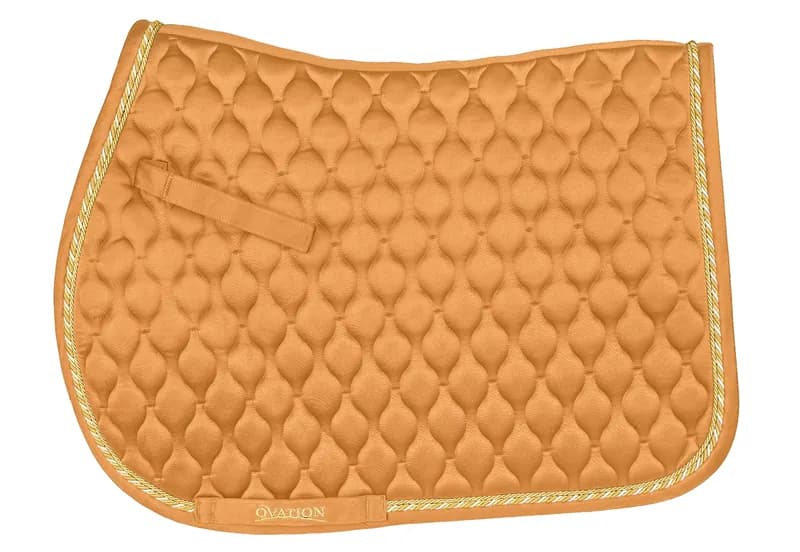 Quilted Satin All-Purpose Saddle Pad - Muted Safron — image 1 of 1