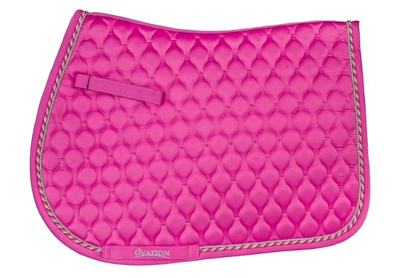 Quilted Satin All-Purpose Saddle Pad - Orchid — image 1 of 1