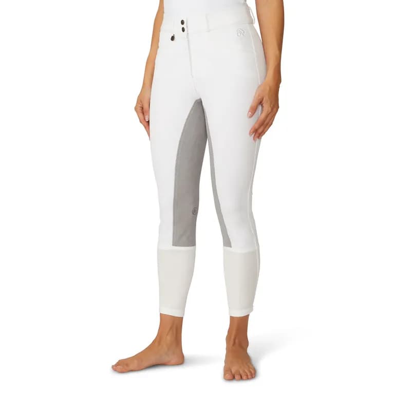 Women's Celebrity EuroWeave DX Full Seat Breech - White — image 1 of 1