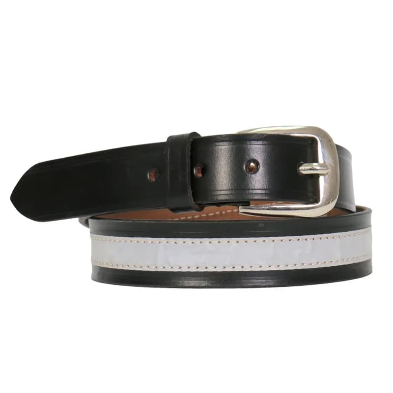 1 1/4" Leather Reflector Belt