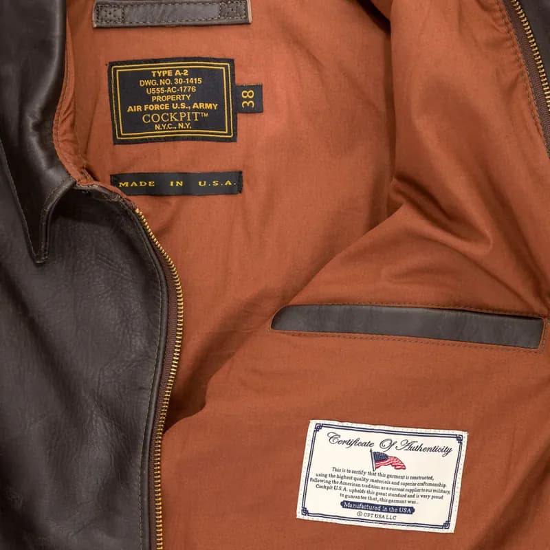40th Anniversary A-2 Flight Jacket Z21W009 — image 1 of 1