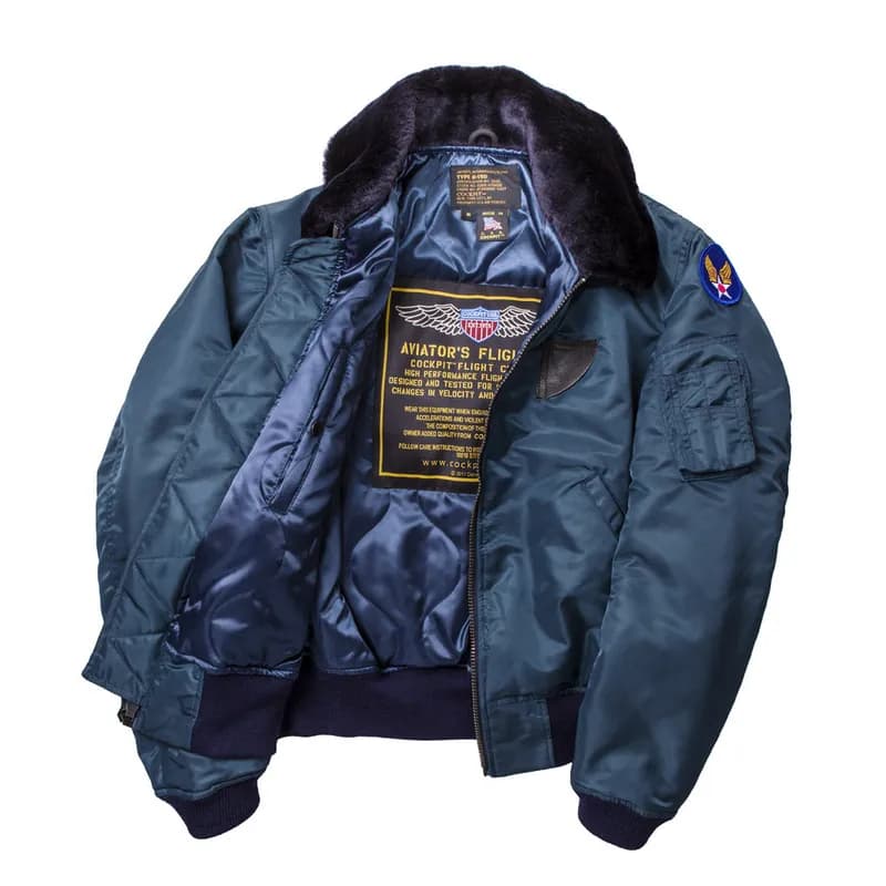 B-15 Nylon Bomber Jacket Z2213 — image 1 of 1