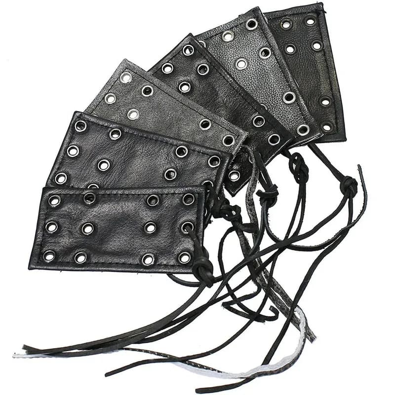 Black Chap Extender with Eyelets — image 1 of 1