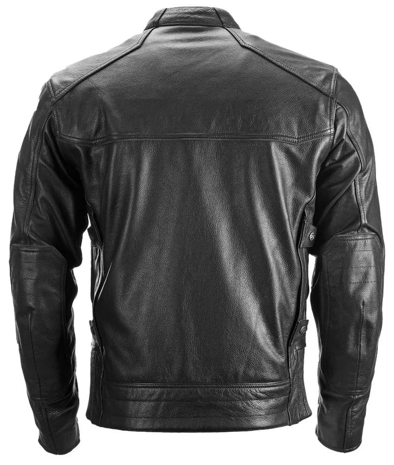 Highway 21 Gunner Men's Black Leather Jacket with Armor — image 1 of 1