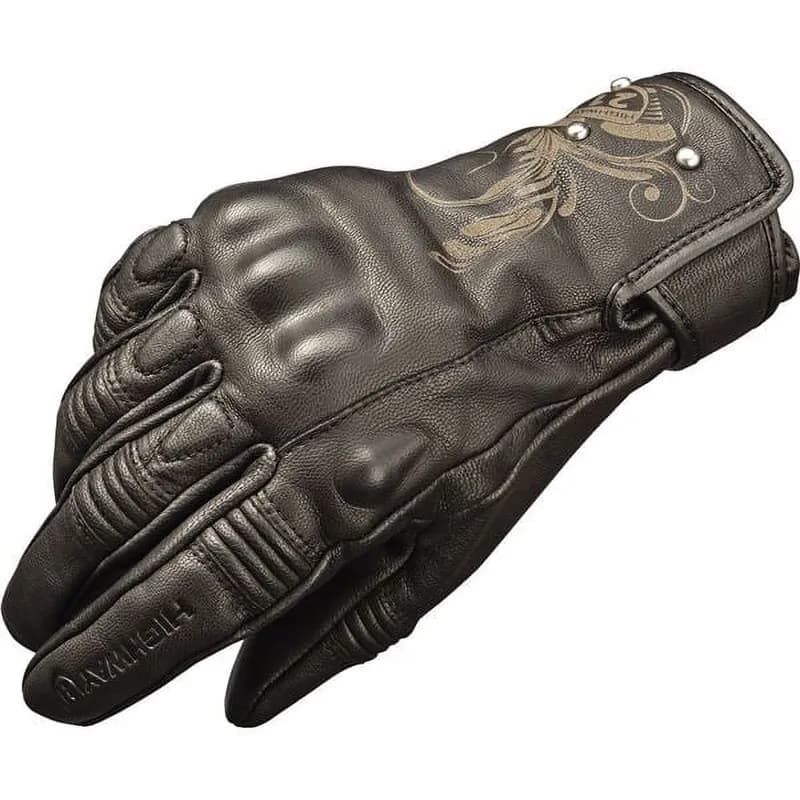 Highway 21 Ivy Women's Black Leather Gloves