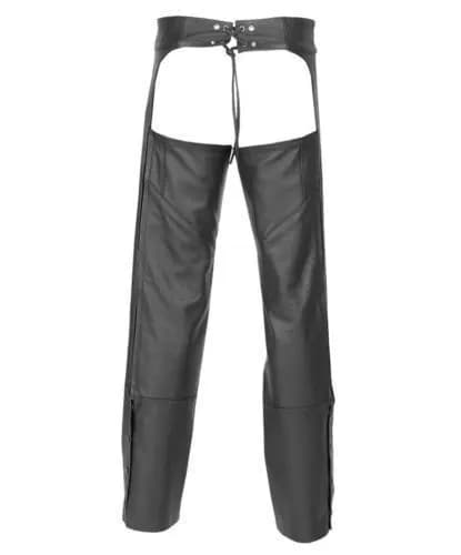 Highway 21 Maverick Men's Black Leather Chaps — image 1 of 1