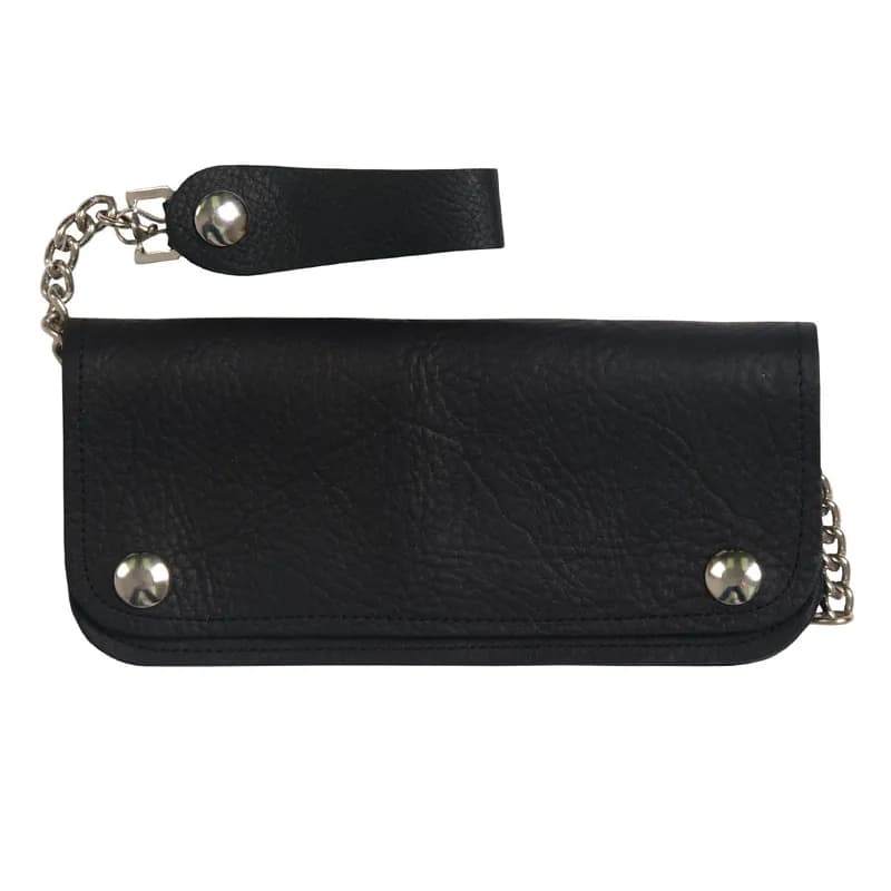 Hot Leathers Black Premium Leather Bi-Fold Wallet WLC2101 — image 1 of 1