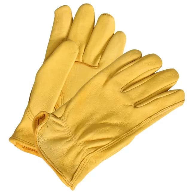 Hot Leathers GVD1012 Gold Deerskin Leather Driving Gloves — image 1 of 1