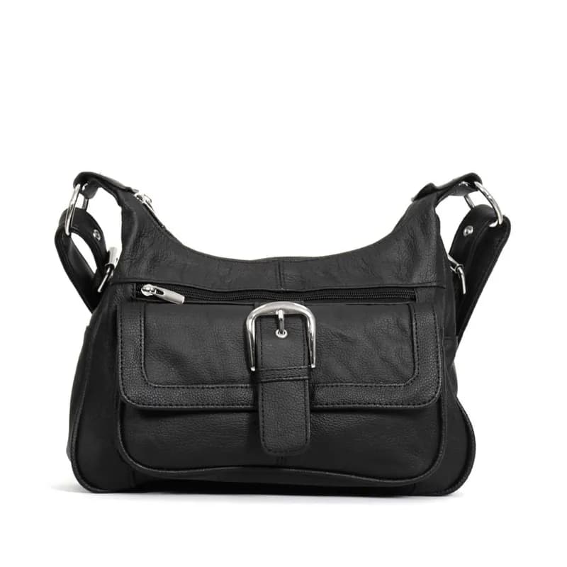 Hot Leathers Leather Purse With Front Buckle Pocket PUA1159 — image 1 of 1