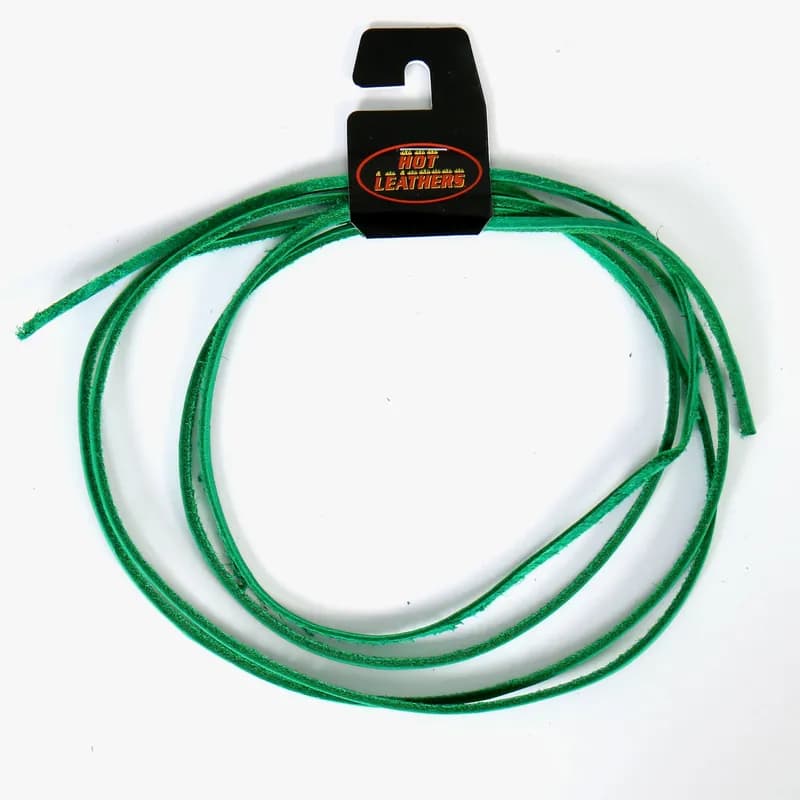 Hot Leathers LHH110 72 Inch Green Leather Lace — image 1 of 1