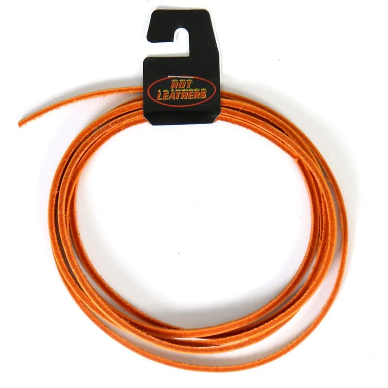 Hot Leathers LHH110 72 Inch Orange Leather Lace — image 1 of 1