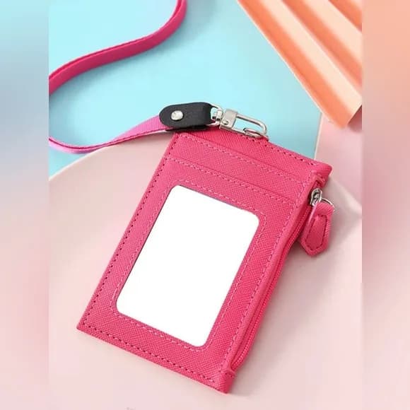 Hot Leathers Pink ID Holder WLD1031 — image 1 of 1
