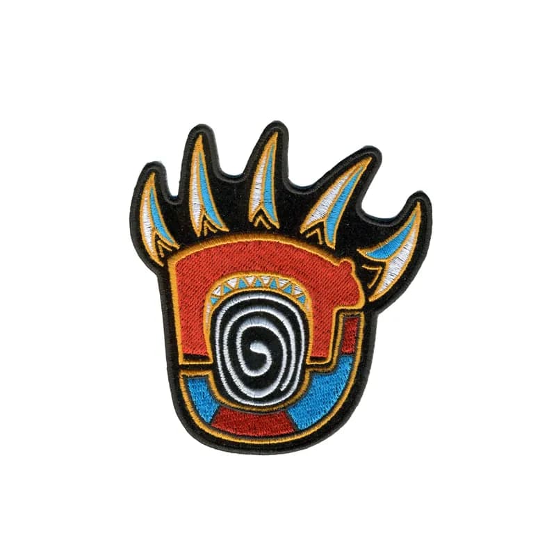 Hot Leathers PPA8900 Native Bear Claw 4"x4" Patch — image 1 of 1