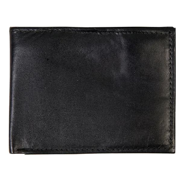 Hot Leathers WLD1005 Black Leather Bi-Fold Wallet — image 1 of 1