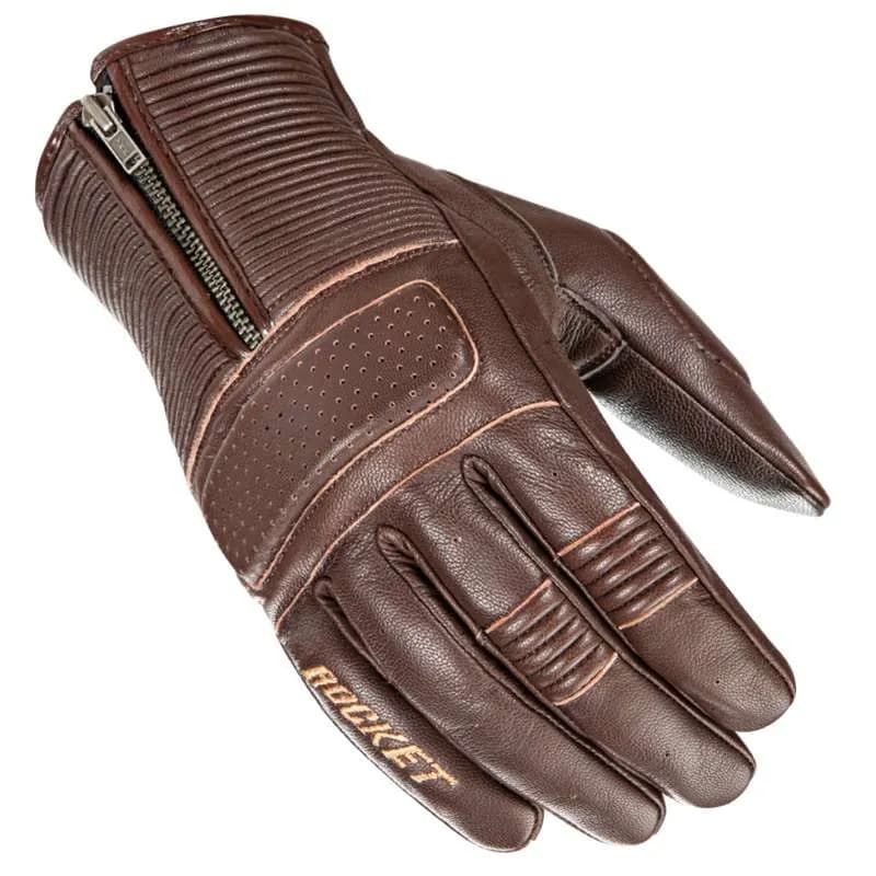 Joe Rocket Cafe Racer Men's Brown Leather Gloves — image 1 of 1