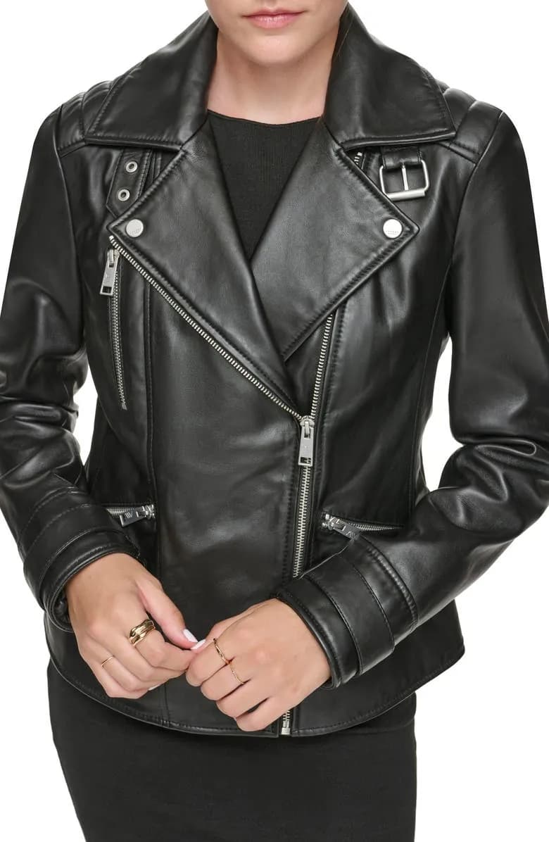 Salla Leather Moto Jacket — image 1 of 1