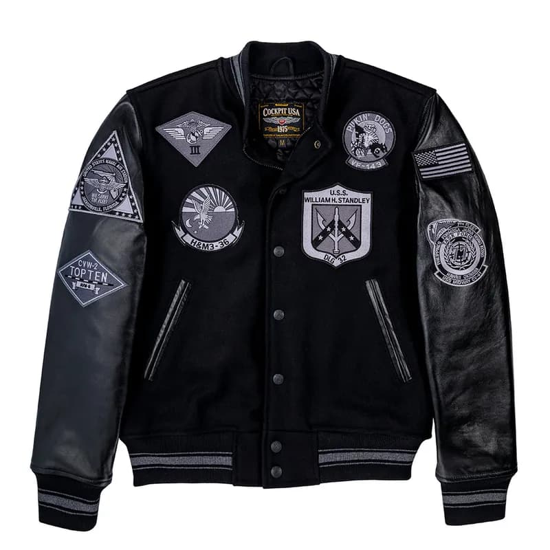 Stealth Varsity Jacket Z28B003 — image 1 of 1