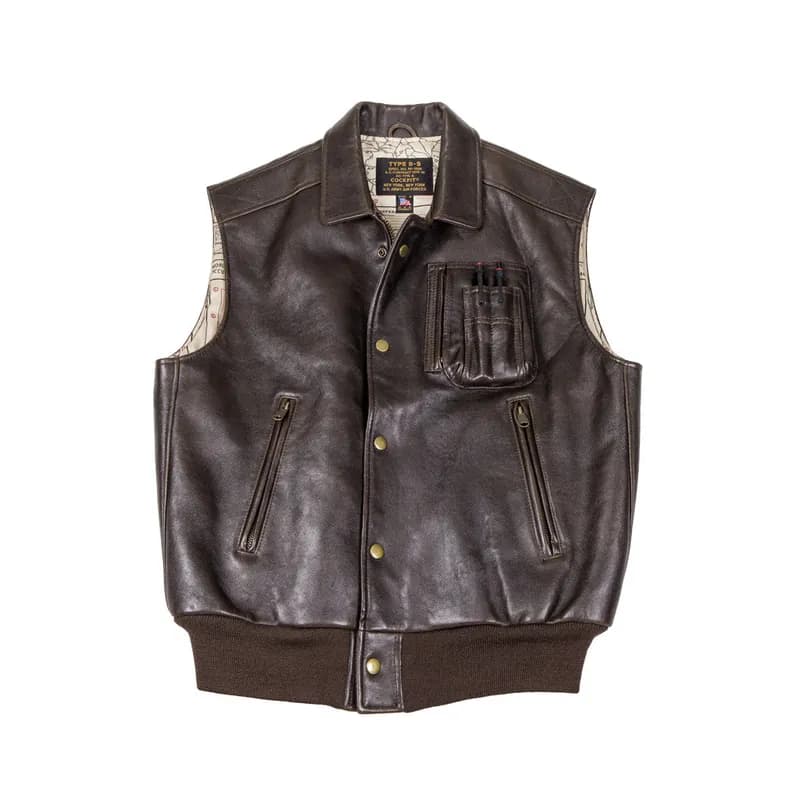 The Stearman Leather Vest Z2129V — image 1 of 1