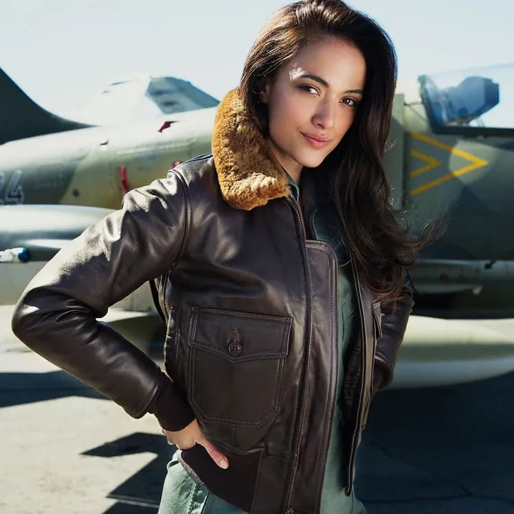Women's B-15 Bomber Jacket W74U003 — image 1 of 1