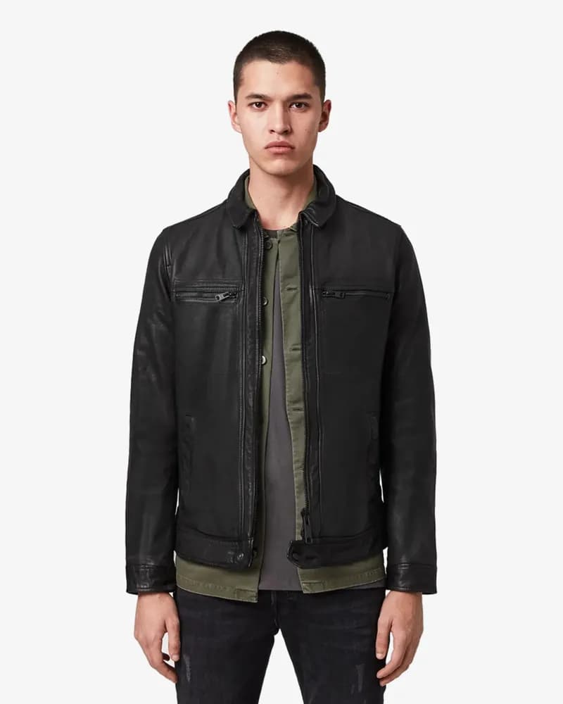 Drew Leather Racer Jacket — image 1 of 1