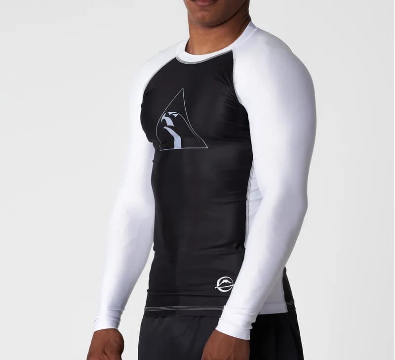 Alliance Ranked Long Sleeve Rashguard White — image 1 of 1