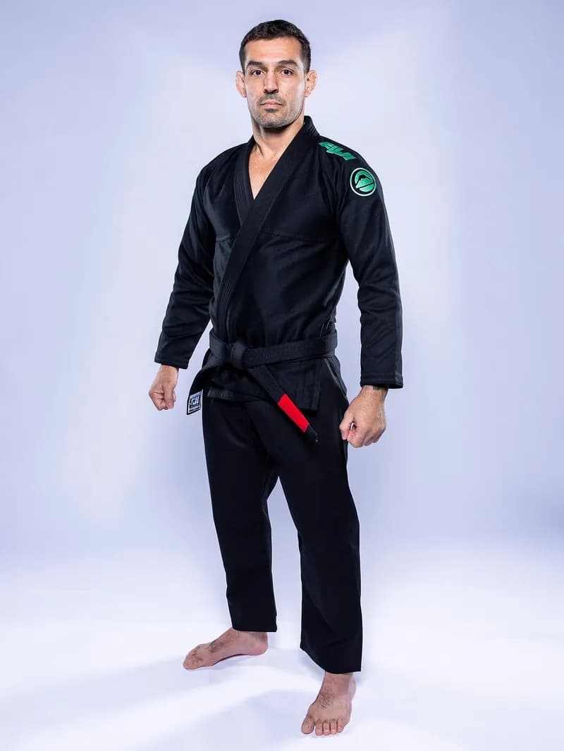 Baseline 2.0 Slim Fit BJJ Gi Black Green — image 1 of 1