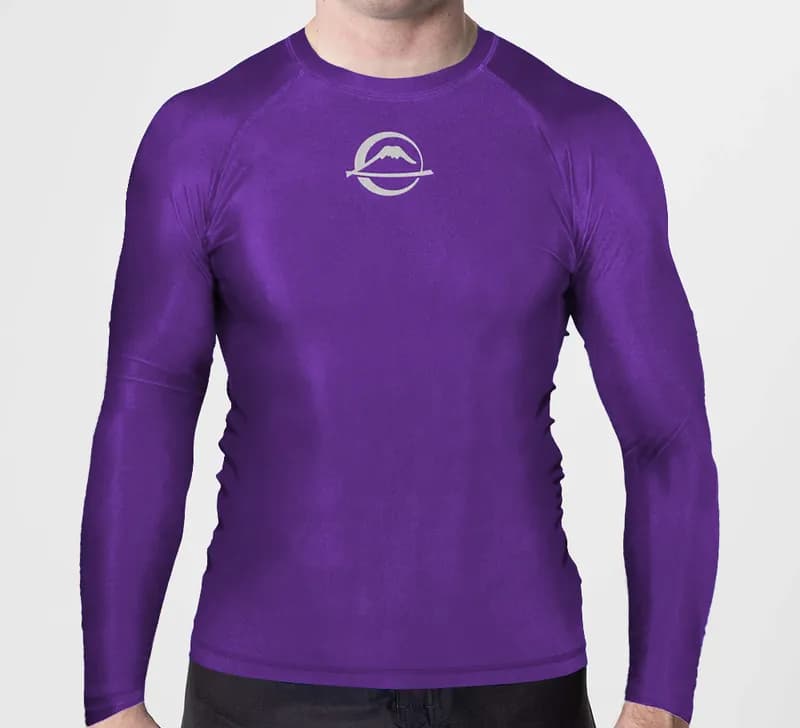 Baseline Ranked Long Sleeve Rashguard Purple — image 1 of 1