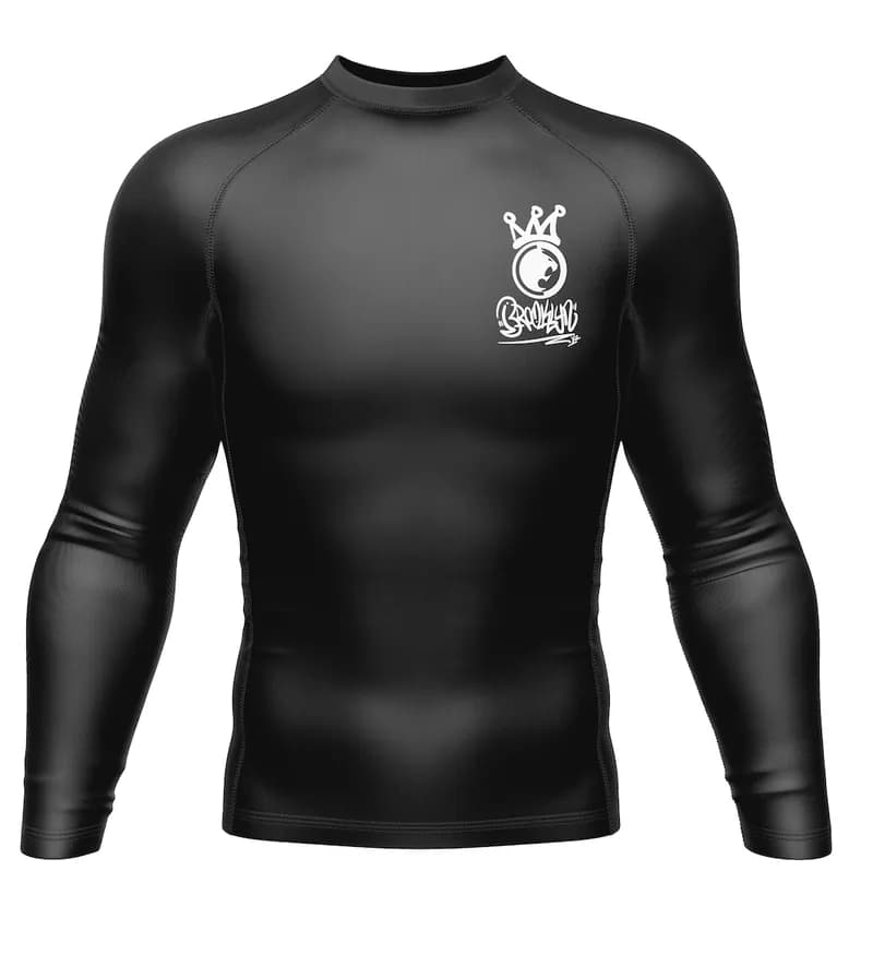 Brooklyn "Crown" Rashguard long sleeve - black — image 1 of 1