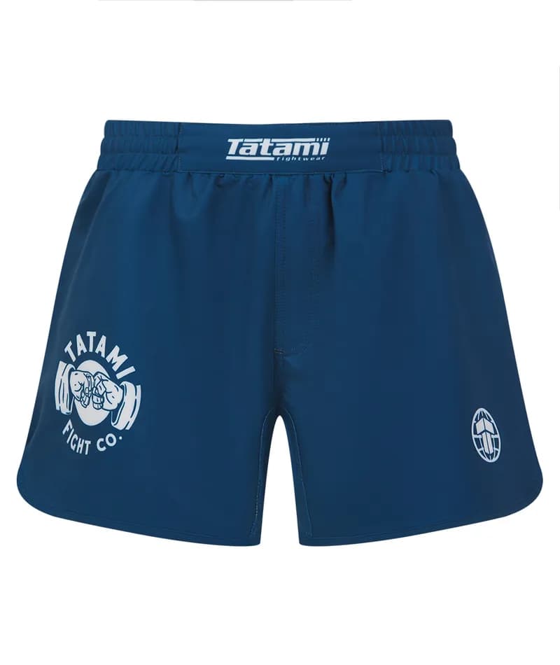 Fist Bump High Cut Shorts - Blue — image 1 of 1